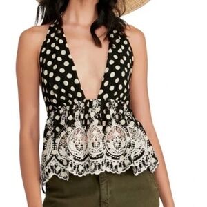 Free People Lunch Date Halter Top